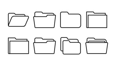 Dizin simgesi vektörü. belge dizin simgesi