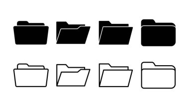 Dizin simgesi vektörü. belge dizin simgesi