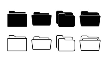 Dizin simgesi vektörü. belge dizin simgesi