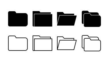 Dizin simgesi vektörü. belge dizin simgesi