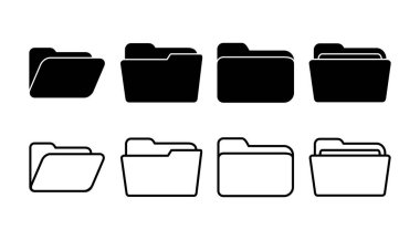 Dizin simgesi vektörü. belge dizin simgesi