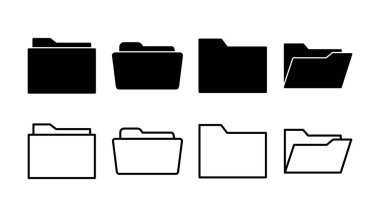 Dizin simgesi vektörü. belge dizin simgesi