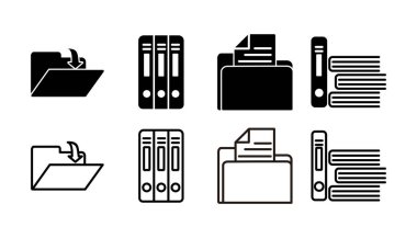 Simge vektörünü arşivle. arşiv ikonu vektörü. dizin simgesi.