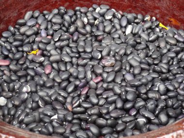 Siyah fasulye arkaplan dokusu yiyecek