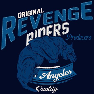 Klasik üniversite tarzı tipografi Arizona Western slogan baskısı - T-shirt için retro-okul metni - Vector