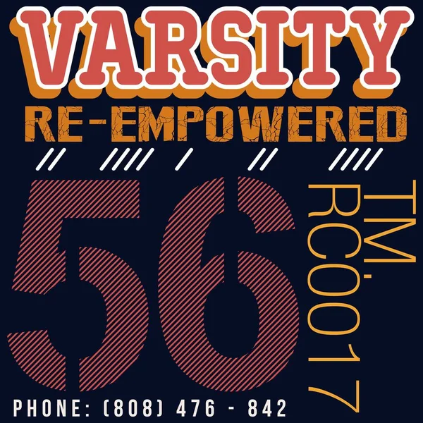 Los Angeles Slogan Typographie Pour Shirts Impression Universitaire Pour Vêtements — Image vectorielle