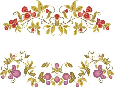 Düğün arkaplanları için vektörsel romantik çiçekler, sayfa dekorasyonları, kumaş, ipek ve eşarp desenleri. Kendi dizaynınız için retro dekoratif çiçek tasarımı öğeleri seti. Aşk konsepti.