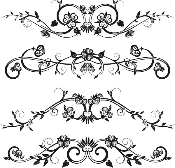 Geleneksel Japon çiçek süsleri ve doğulu dekoratif tasarımlar. Son derece temiz vektör çizgileri, vinil ve lazer hazır..