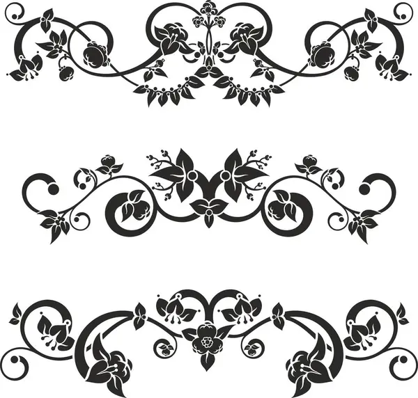 Geleneksel Japon çiçek süsleri ve doğulu dekoratif tasarımlar. Son derece temiz vektör çizgileri, vinil ve lazer hazır..