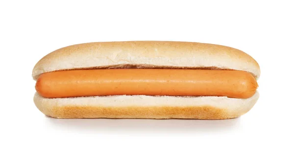 Hot Dog Diisolasi Pada Latar Belakang Putih — Stok Foto