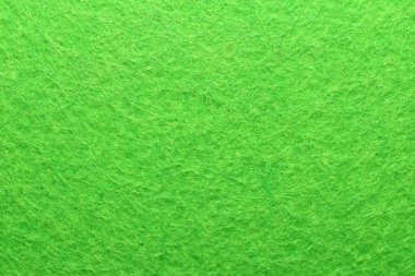 Yapraklı yeşil keçeyi kapat. Yeşil çimen arkaplanı.