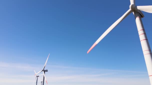 Норвегия Осло 2022 Ветряные Электростанции Экологически Чистые Альтернативные Источники Энергии — стоковое видео