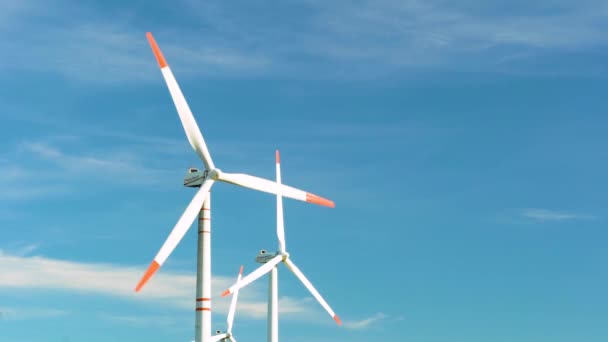 Norway Oslo 2022 Wind Farm Eco Friendly Alternative Energy Sources — Stock Video