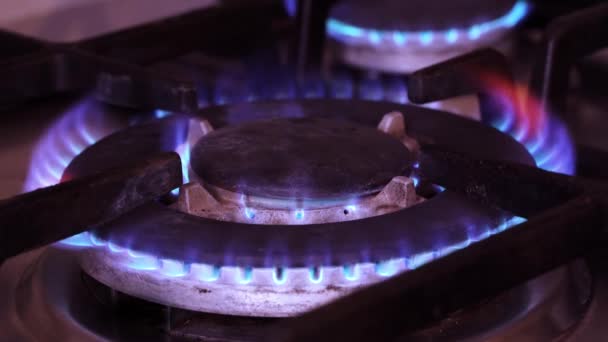 Escasez Gas Escasez Gas Natural Los Países Del Mundo Quemador — Vídeo de stock