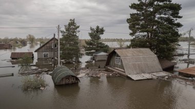 Küresel ısınma, gezegendeki seller. Kıyamet, felaketler, fırtınalar ve yıkım. Doğal afetler, iklim değişikliği, doğanın ayaklanması.