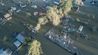 Küresel ısınma, gezegendeki seller. Kıyamet, felaketler, fırtınalar ve yıkım. Doğal afetler, iklim değişikliği, doğanın ayaklanması.