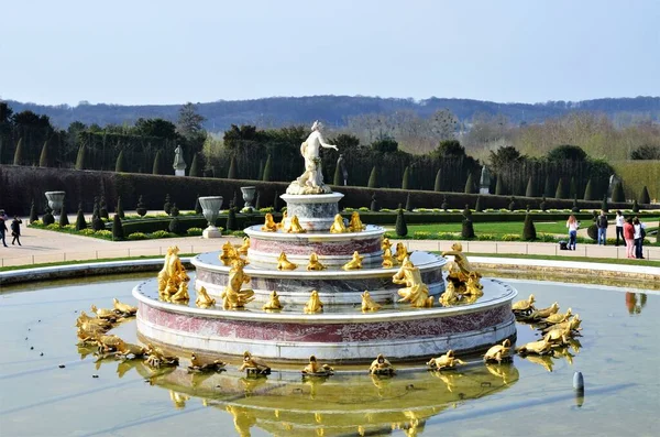 Париж Франция 2017 Фонтан Латона Версальском Саду Франции — стоковое фото