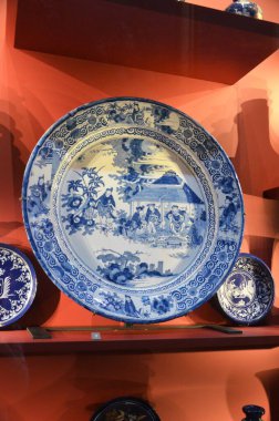 Paris, Fransa 03.25.2017: Paris 'in ünlü bir müzesinin içi