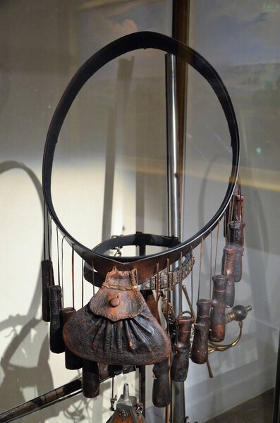 Paris, France 03.22.2017: Hotel national des Invalides (The National Residence of the Invalids) which homes inside the Napoleon's tomb