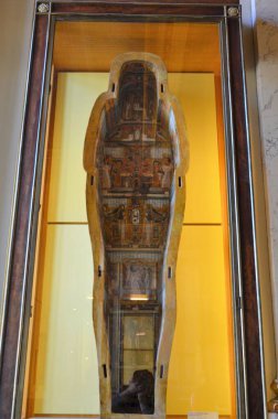 Paris, Fransa 03.25.2017: Paris 'in ünlü bir müzesinin içi