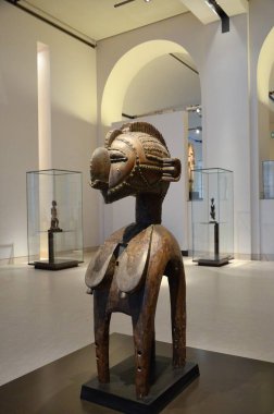 Paris, Fransa 03.25.2017: Paris 'in ünlü bir müzesinin içi