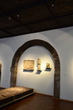Regensburg, Almanya 12.02.2018: Tarih Müzesi Regensburg (Regensburg Tarih Müzesi)).