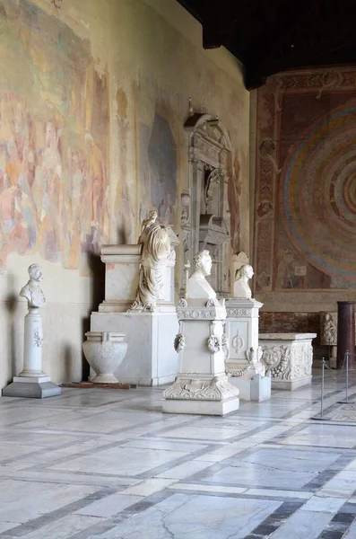 Pisa Olaszország 2018 Camposanto Emlékmű Ősi Temető Mauzóleum Csodák Terén — Stock Fotó