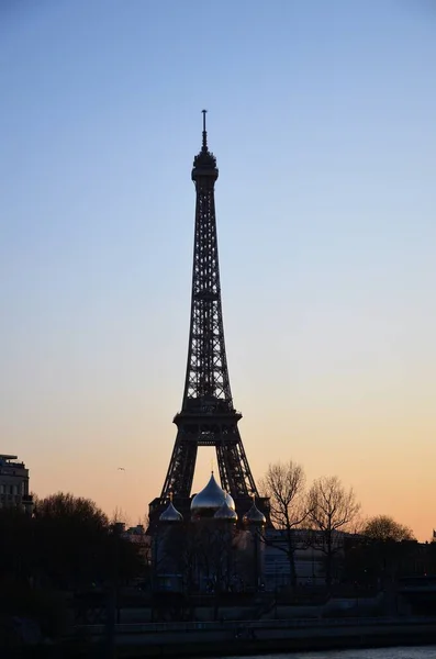 Paryż Francja 2017 Wieża Eiffla Paryżu Francja — Zdjęcie stockowe