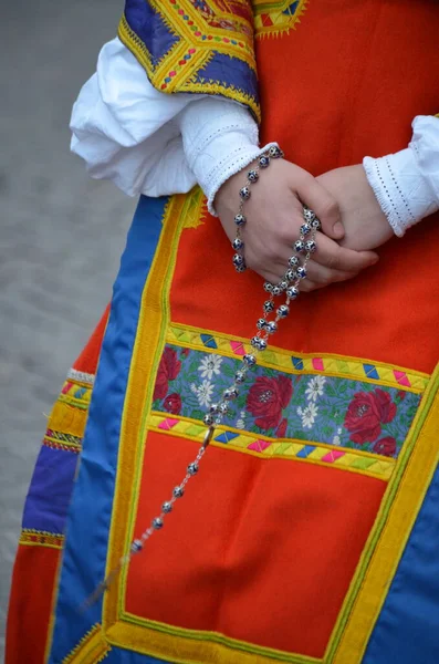 Saint Antioco Σαρδηνία 2018 Θρησκευτική Πομπή Του Αγίου Αντιοκού — Φωτογραφία Αρχείου