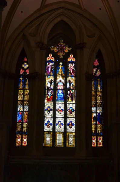 Regensburg Germany 2018 Interior Regensburg Cathedral Gothic Style — 图库照片