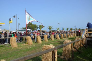 Sant 'Antioco, Sardunya 04.15.2018: Antioco Saint' in anısına Pariglie