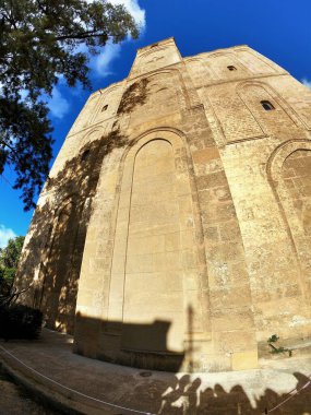 palermo Sicilya'la zisa, en iyi atış Sicilya'daki norman kale korunmuş.