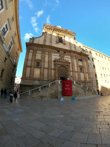 Палермо Сицилия 2018 Католическая Церковь Святой Екатерины Chiesa Santa Caterina — стоковое фото