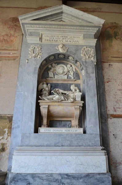 Pisa Italien 2018 Camposanto Monumentale Den Antika Kyrkogården Och Mausoleet — Stockfoto