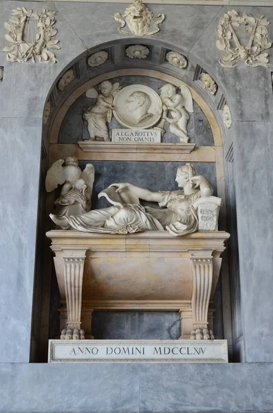 Pisa Italien 2018 Camposanto Monumentale Den Antika Kyrkogården Och Mausoleet — Stockfoto