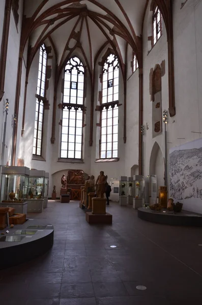 Frankfurt Main Tyskland 2018 Inredningen Arkeologiska Museet Frankfurt Main — Stockfoto