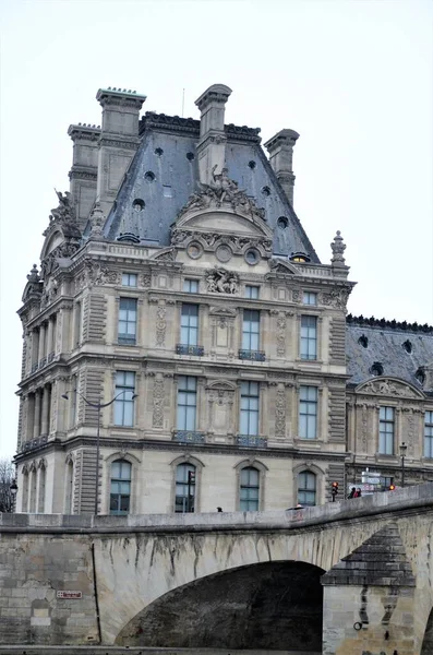 Париж Франция 2017 Старая Архитектура Париже — стоковое фото