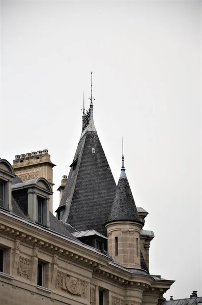 Paris França 2017 Arquitetura Antiga Paris — Fotografia de Stock