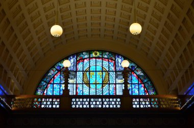 Wiesbaden, Almanya - 09.30.2018: Wiesbaden 'deki Casino Spielbank