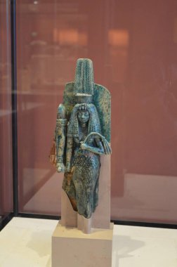 Paris, Fransa 03.25.2017: Paris 'in ünlü bir müzesinin içi