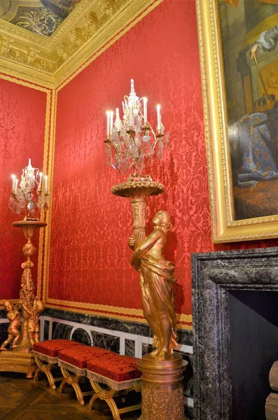 Versalles Francia 2017 Interior Del Castillo Versalles Palacio Versalles Cerca —  Fotos de Stock