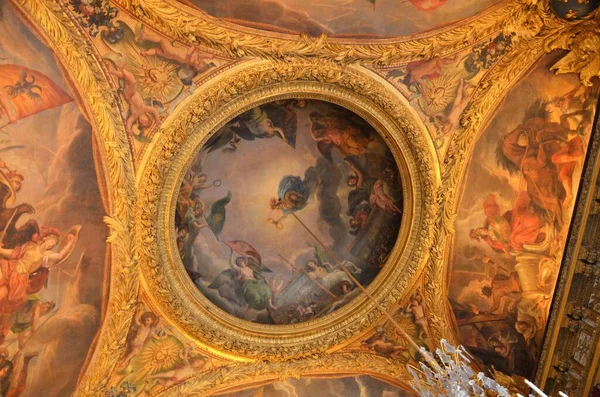 Versailles Francie 2017 Interiér Versailleského Zámku Paříže — Stock fotografie