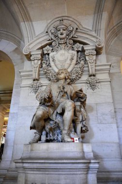 Paris, Fransa 03.23.2017: Opera National de Paris 'in İçişleri