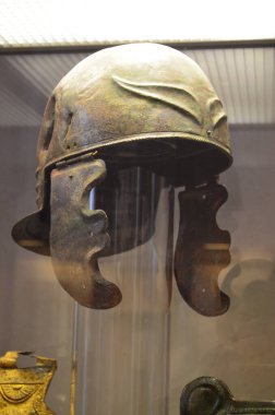 Frankfurt am Main, Almanya 08.26.2018: Frankfurt am Main Arkeoloji Müzesi