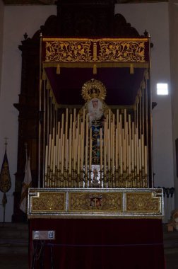 San Cristobal de La Laguna, İspanya 03.22.2018: San Cristobal de La Laguna 'da Iglesia La Concepcion' un İçişleri