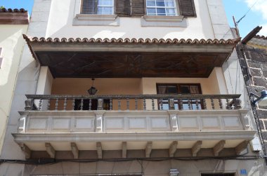 Şehir manzarası Puerto de la Cruz, Tenerife, Kanarya Adası