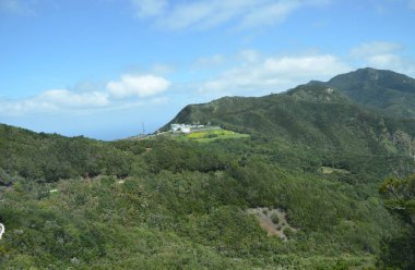 Tropikal dağlar Anaga kırsal Park, Tenerife, Kanarya Adaları'nda