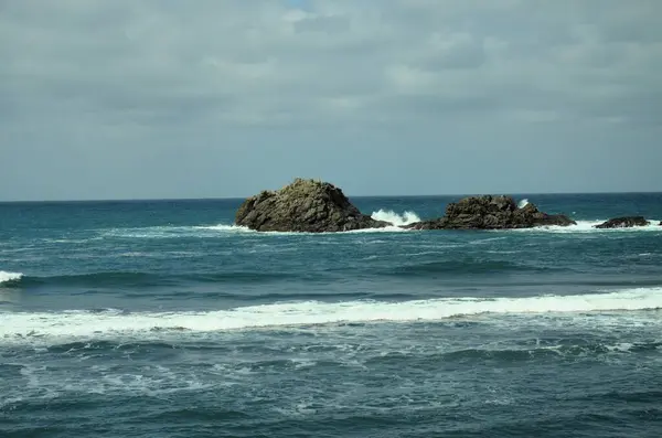 stock image Playa de Benijo (Benijo beach), Atlantic Ocean. North Tenerife. Canary Islands. Spain