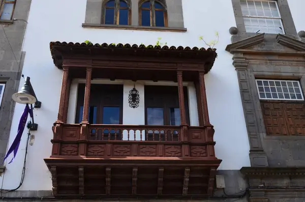 stock image House facade in San Cristobal de la Laguna, Tenerife