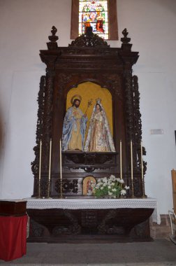 San Cristobal de La Laguna, İspanya 03.22.2018: San Cristobal de La Laguna 'da Iglesia La Concepcion' un İçişleri